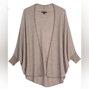 Eileen Fisher - Taupe Wool Cardigan - XL
